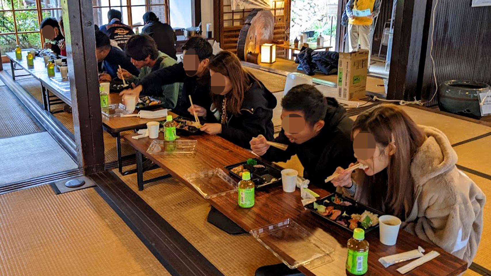 ノルディックウォークの食事1